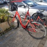 Porte- vélos rouge ile de ré